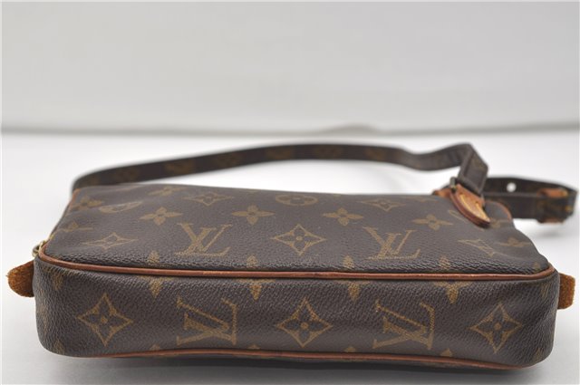 Auth Louis Vuitton Monogram Marly Bandouliere Shoulder Cross Bag M51828 LV 9301D