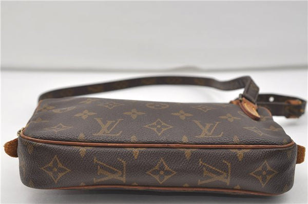 Auth Louis Vuitton Monogram Marly Bandouliere Shoulder Cross Bag M51828 LV 9301D