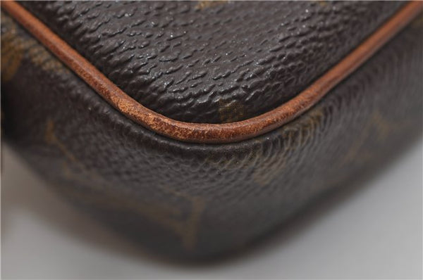 Auth Louis Vuitton Monogram Marly Bandouliere Shoulder Cross Bag M51828 LV 9301D