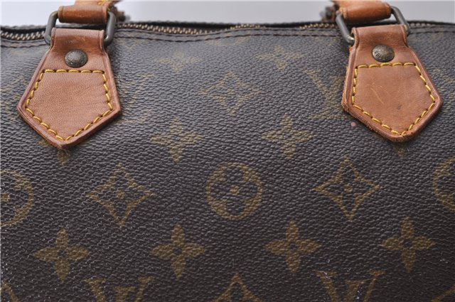 Authentic Louis Vuitton Monogram Speedy 35 Hand Bag M41524 LV 9302C