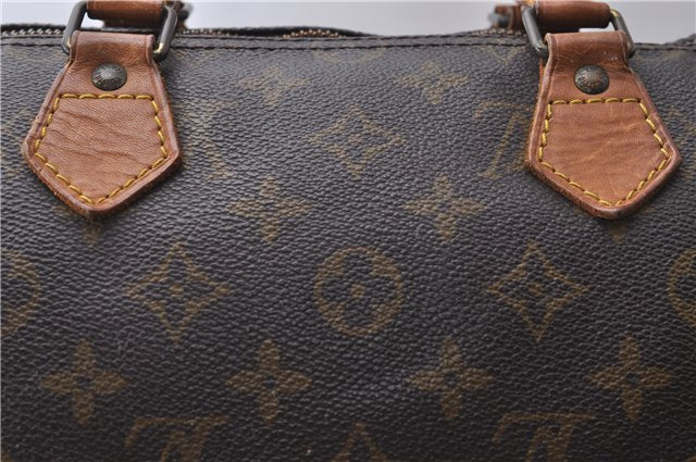 Authentic Louis Vuitton Monogram Speedy 35 Hand Bag M41524 LV 9302C