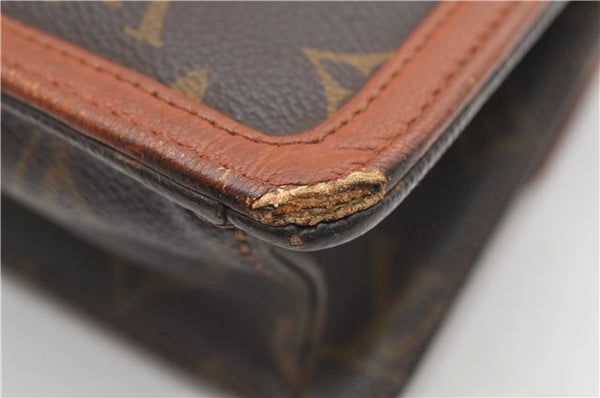 Auth Louis Vuitton Monogram Pochette Dame PM Clutch Hand Bag M51812 LV 9302D