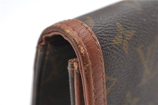 Auth Louis Vuitton Monogram Pochette Dame PM Clutch Hand Bag M51812 LV 9302D