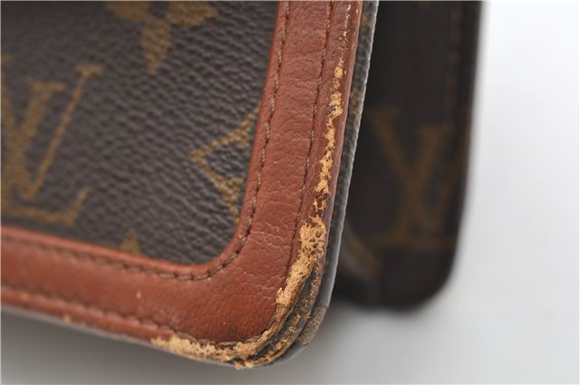 Auth Louis Vuitton Monogram Pochette Dame PM Clutch Hand Bag M51812 LV 9302D