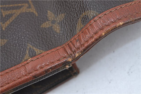 Auth Louis Vuitton Monogram Pochette Dame PM Clutch Hand Bag M51812 LV 9302D