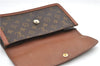 Auth Louis Vuitton Monogram Pochette Dame PM Clutch Hand Bag M51812 LV 9302D