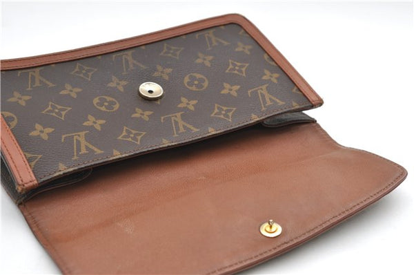 Auth Louis Vuitton Monogram Pochette Dame PM Clutch Hand Bag M51812 LV 9302D