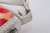 Authentic CELINE Shoulder Hand Bag Pouch Purse Canvas Leather Red Pink 9302E