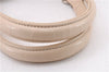 Authentic Christian Dior Trotter Romantic Hand Bag PVC Leather Beige Box 9303E