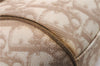 Authentic Christian Dior Trotter Romantic Hand Bag PVC Leather Beige Box 9303E
