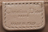 Authentic Christian Dior Trotter Romantic Hand Bag PVC Leather Beige Box 9303E
