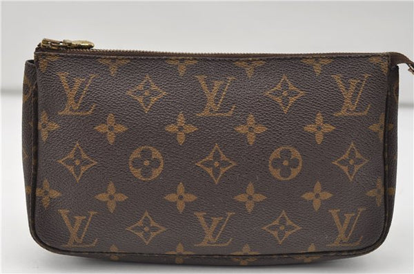 Authentic Louis Vuitton Monogram Pochette Accessoires Pouch M51980 LV Junk 9304D