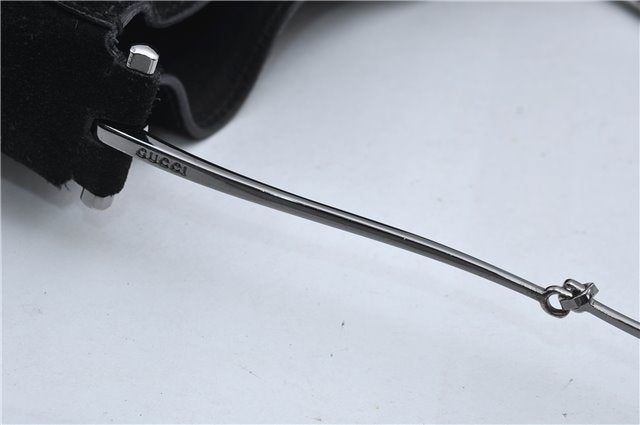 Authentic GUCCI Vintage Shoulder Hand Bag Suede Leather 0013181 Black 9305D