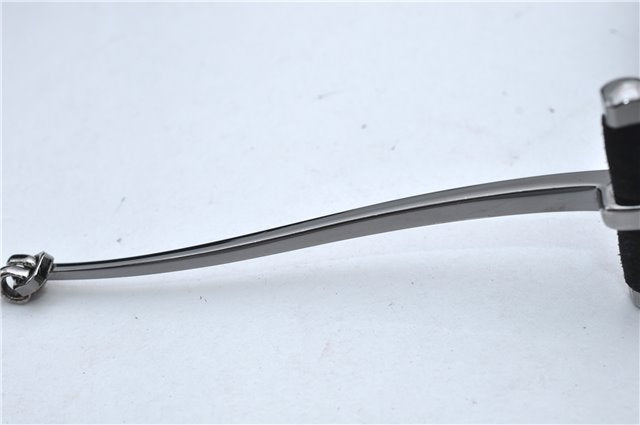 Authentic GUCCI Vintage Shoulder Hand Bag Suede Leather 0013181 Black 9305D