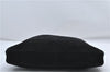 Authentic GUCCI Vintage Shoulder Hand Bag Suede Leather 0013181 Black 9305D