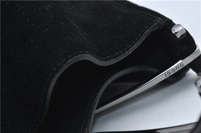 Authentic GUCCI Vintage Shoulder Hand Bag Suede Leather 0013181 Black 9305D