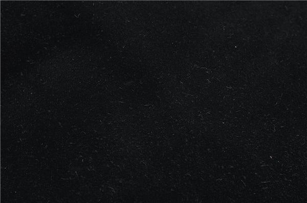 Authentic GUCCI Vintage Shoulder Hand Bag Suede Leather 0013181 Black 9305D