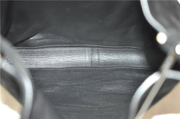 Authentic GUCCI Vintage Shoulder Hand Bag Suede Leather 0013181 Black 9305D