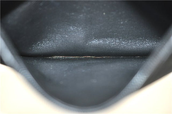 Authentic GUCCI Vintage Shoulder Hand Bag Suede Leather 0013181 Black 9305D