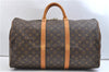 Authentic Louis Vuitton Monogram Keepall 50 Travel Boston Bag M41426 LV 9305E