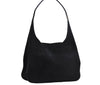 Authentic GUCCI Vintage Shoulder Hand Bag Purse Suede Leather Black 9306D