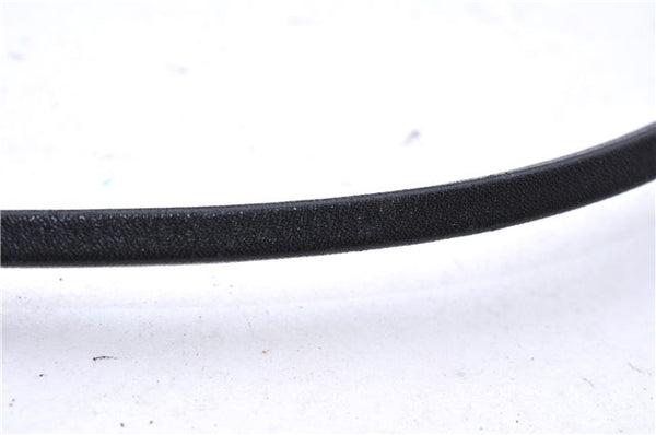 Authentic GUCCI Vintage Shoulder Hand Bag Purse Suede Leather Black 9306D