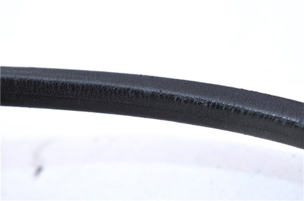 Authentic GUCCI Vintage Shoulder Hand Bag Purse Suede Leather Black 9306D