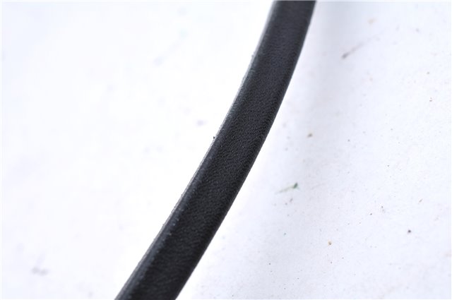 Authentic GUCCI Vintage Shoulder Hand Bag Purse Suede Leather Black 9306D