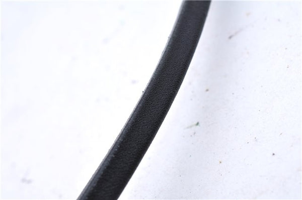 Authentic GUCCI Vintage Shoulder Hand Bag Purse Suede Leather Black 9306D