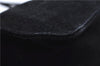 Authentic GUCCI Vintage Shoulder Hand Bag Purse Suede Leather Black 9306D