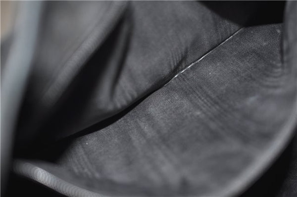 Authentic GUCCI Vintage Shoulder Hand Bag Purse Suede Leather Black 9306D