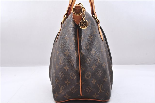 Authentic Louis Vuitton Monogram Palermo PM Shoulder Tote Bag M40145 LV 9307E