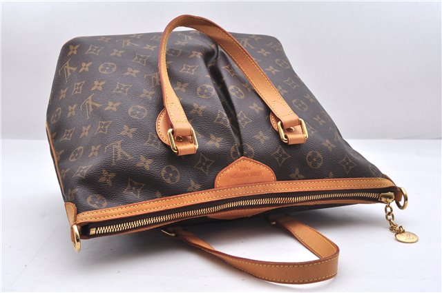 Authentic Louis Vuitton Monogram Palermo PM Shoulder Tote Bag M40145 LV 9307E