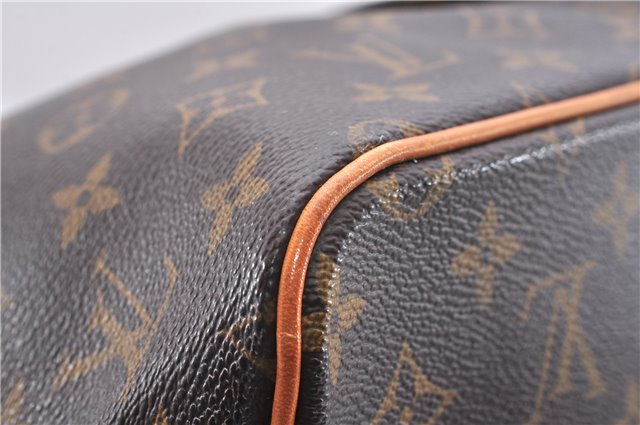Authentic Louis Vuitton Monogram Palermo PM Shoulder Tote Bag M40145 LV 9307E