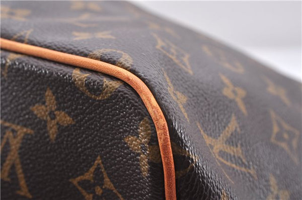 Authentic Louis Vuitton Monogram Palermo PM Shoulder Tote Bag M40145 LV 9307E