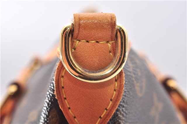 Authentic Louis Vuitton Monogram Palermo PM Shoulder Tote Bag M40145 LV 9307E