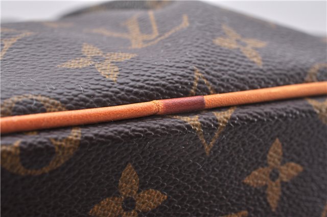 Authentic Louis Vuitton Monogram Palermo PM Shoulder Tote Bag M40145 LV 9307E