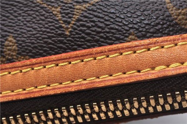 Authentic Louis Vuitton Monogram Palermo PM Shoulder Tote Bag M40145 LV 9307E