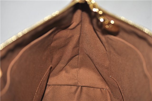 Authentic Louis Vuitton Monogram Palermo PM Shoulder Tote Bag M40145 LV 9307E