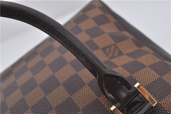 Authentic Louis Vuitton Damier Brera Hand Bag Purse N51150 LV 9310E