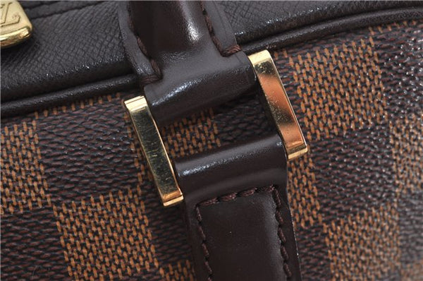 Authentic Louis Vuitton Damier Brera Hand Bag Purse N51150 LV 9310E
