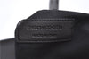 Auth SAINT LAURENT Cabas Rive Gauche Hand Bag Unborn Calf Leather Black 9313E