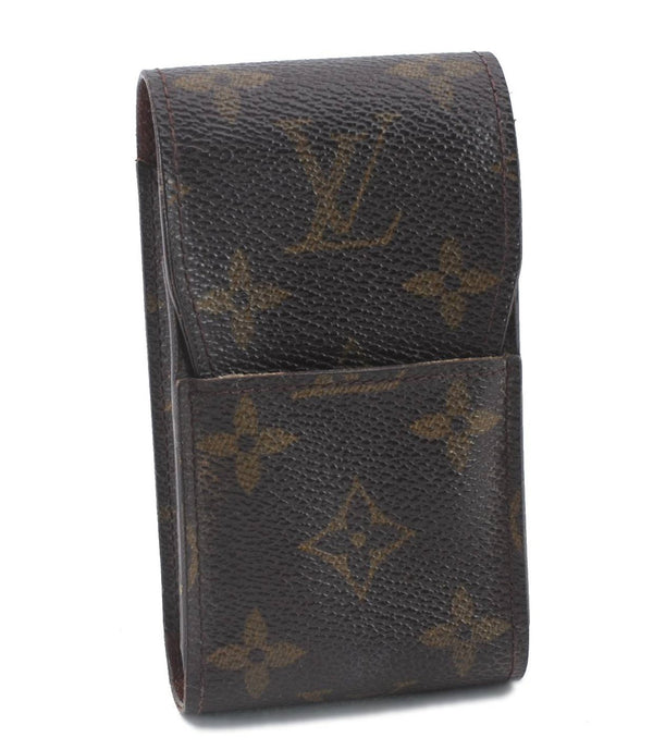 Authentic Louis Vuitton Monogram Etui Cigarette Case M63024 LV 9316C