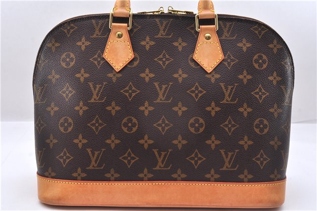 Authentic Louis Vuitton Monogram Alma Hand Bag Purse M51130 LV 9316E