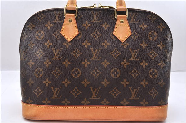 Authentic Louis Vuitton Monogram Alma Hand Bag Purse M51130 LV 9316E
