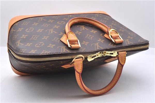 Authentic Louis Vuitton Monogram Alma Hand Bag Purse M51130 LV 9316E