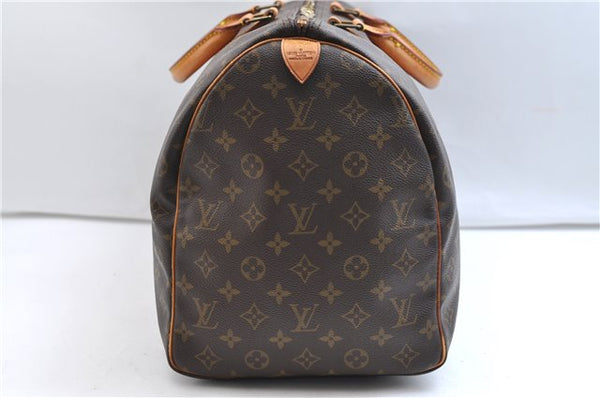 Authentic Louis Vuitton Monogram Keepall 50 Travel Boston Bag M41426 LV 9317E