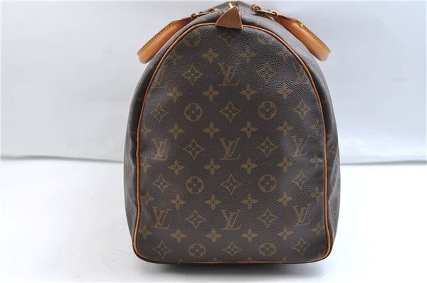 Authentic Louis Vuitton Monogram Keepall 50 Travel Boston Bag M41426 LV 9317E