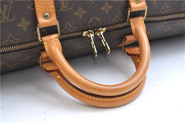 Authentic Louis Vuitton Monogram Keepall 50 Travel Boston Bag M41426 LV 9317E