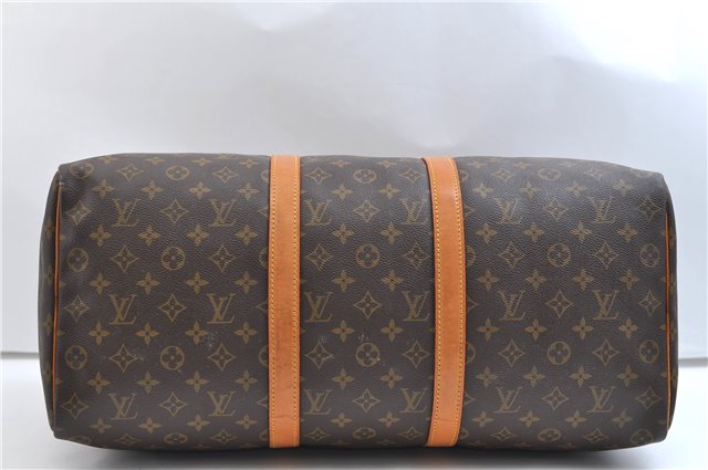 Authentic Louis Vuitton Monogram Keepall 50 Travel Boston Bag M41426 LV 9317E